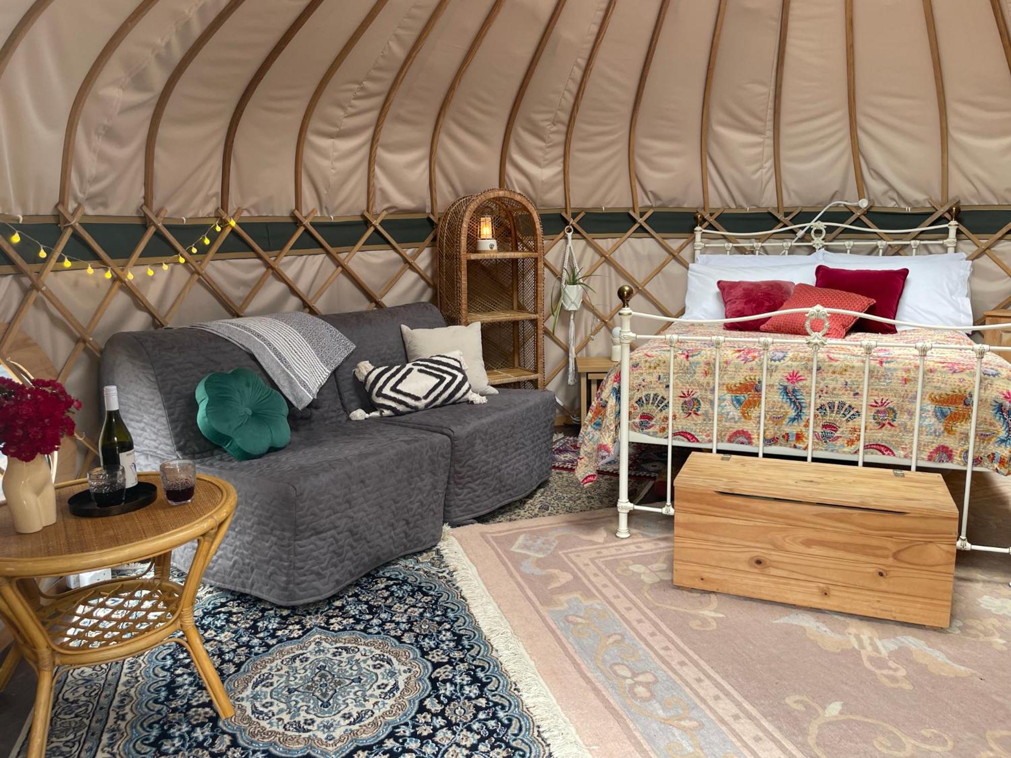 Hotel Puckaster Cove Garden Yurt Niton Exterior foto